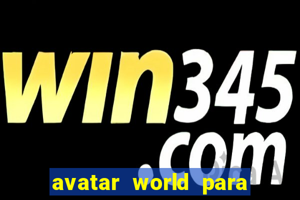 avatar world para colorir e imprimir